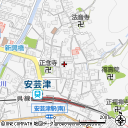 広島県東広島市安芸津町三津3678周辺の地図