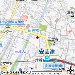 広島銀行安芸津支店 ＡＴＭ周辺の地図