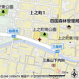 香川県高松市上之町1丁目14周辺の地図