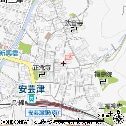 広島県東広島市安芸津町三津3707周辺の地図