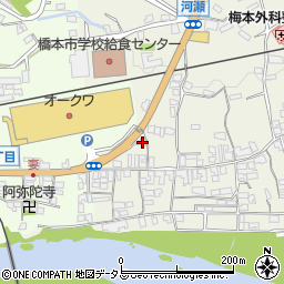 和歌山県橋本市隅田町河瀬184周辺の地図
