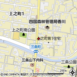 香川県高松市上之町2丁目15-28周辺の地図