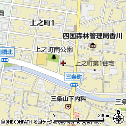 香川県高松市上之町1丁目13-29周辺の地図