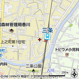 香川県高松市上之町2丁目13-15周辺の地図