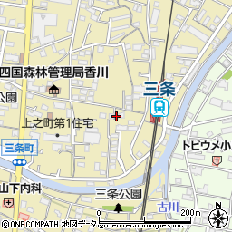 香川県高松市上之町2丁目13-23周辺の地図