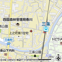 香川県高松市上之町2丁目13-7周辺の地図