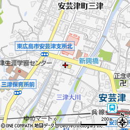 有田珠算塾安芸津教室周辺の地図