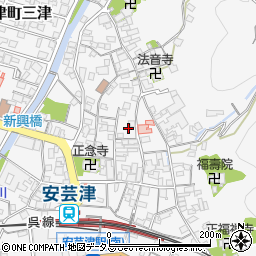 広島県東広島市安芸津町三津3712周辺の地図