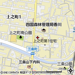 香川県高松市上之町2丁目15-30周辺の地図