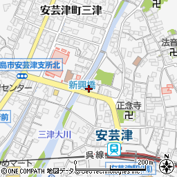 広島県東広島市安芸津町三津4260周辺の地図