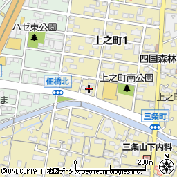 香川県高松市上之町1丁目15周辺の地図