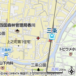 香川県高松市上之町2丁目13-11周辺の地図