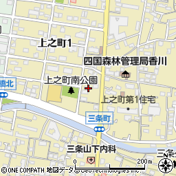 香川県高松市上之町1丁目13-33周辺の地図