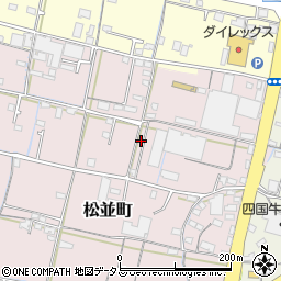 香川県高松市松並町961-4周辺の地図