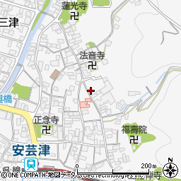 広島県東広島市安芸津町三津3731周辺の地図