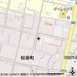 香川県高松市松並町958-1周辺の地図