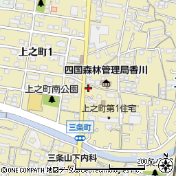 香川県高松市上之町2丁目15-34周辺の地図