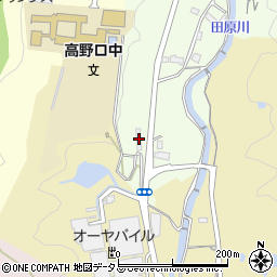 和歌山県橋本市高野口町田原81周辺の地図
