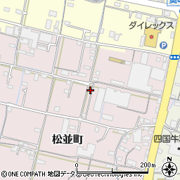 香川県高松市松並町961-5周辺の地図