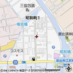レジデンス昭和町２周辺の地図