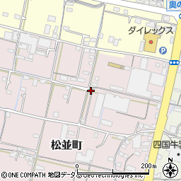 香川県高松市松並町961-6周辺の地図