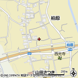 和歌山県橋本市柏原周辺の地図