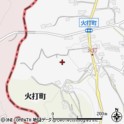 奈良県五條市火打町周辺の地図