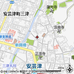 広島県東広島市安芸津町三津4308-1周辺の地図