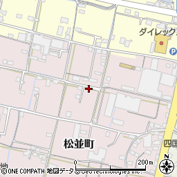 香川県高松市松並町965-3周辺の地図