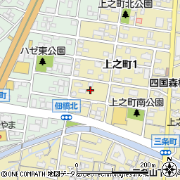 香川県高松市上之町1丁目11周辺の地図