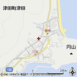 香川県さぬき市津田町津田3586周辺の地図