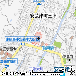 ローソンＳ県立安芸津病院店周辺の地図