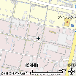 香川県高松市松並町1022-5周辺の地図
