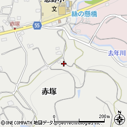 和歌山県橋本市赤塚550周辺の地図
