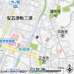 広島県東広島市安芸津町三津4308-5周辺の地図