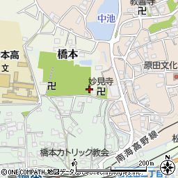 和歌山県橋本市橋本周辺の地図