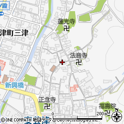 広島県東広島市安芸津町三津3611周辺の地図