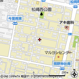 クレイドルＦ松縄周辺の地図