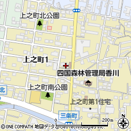 香川県高松市上之町1丁目8周辺の地図