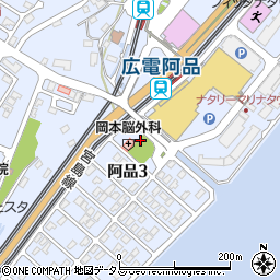 田尻公園トイレ周辺の地図