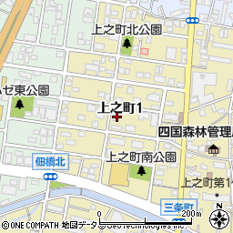 香川県高松市上之町1丁目9-28周辺の地図
