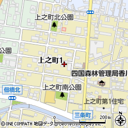 香川県高松市上之町1丁目9-9周辺の地図