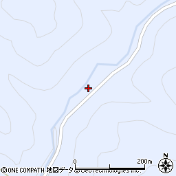 奈良県吉野郡黒滝村粟飯谷96周辺の地図