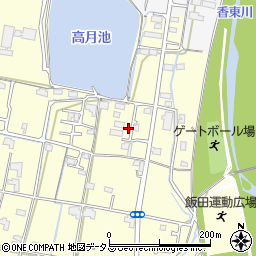 香川県高松市飯田町1233-15周辺の地図