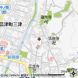 広島県東広島市安芸津町三津3619周辺の地図