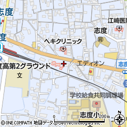 香川県さぬき市志度624-1周辺の地図