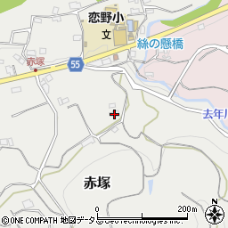 和歌山県橋本市赤塚425周辺の地図