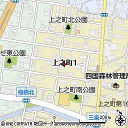 香川県高松市上之町1丁目9-2周辺の地図