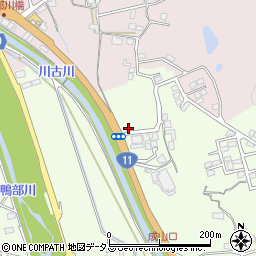 香川県さぬき市鴨部2019周辺の地図