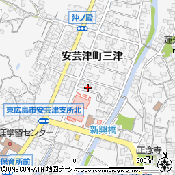 広島県東広島市安芸津町三津4379周辺の地図